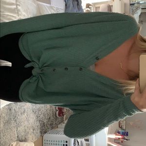 Urban Outfitters Waffle Knit Top